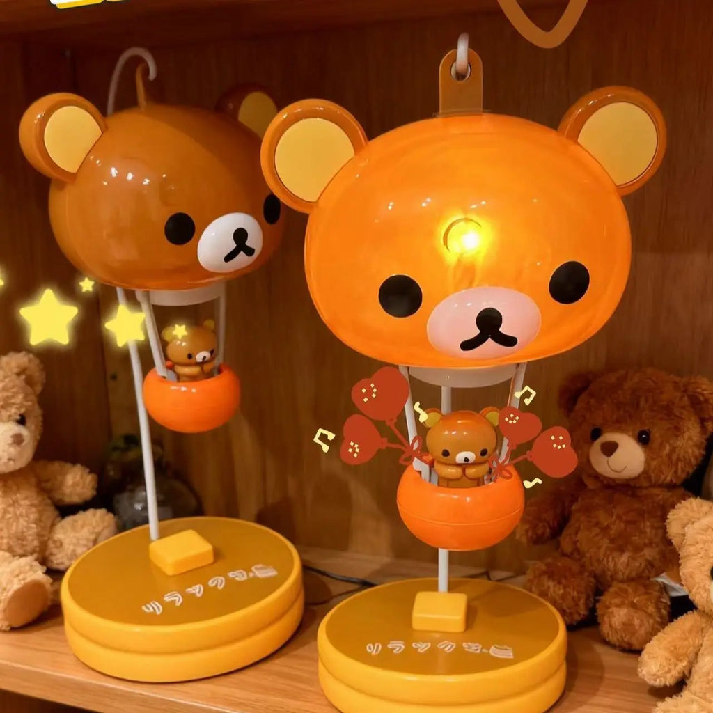 Rilakkuma Balloon Light Cute Sanx Forest Decorative Balloon Lamp Cartoon Night Light Relaxing Bear Theme Creative Home Decor