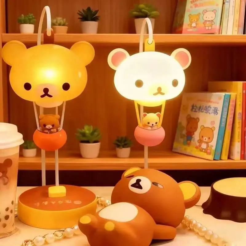 Rilakkuma Balloon Light Cute Sanx Forest Decorative Balloon Lamp Cartoon Night Light Relaxing Bear Theme Creative Home Decor