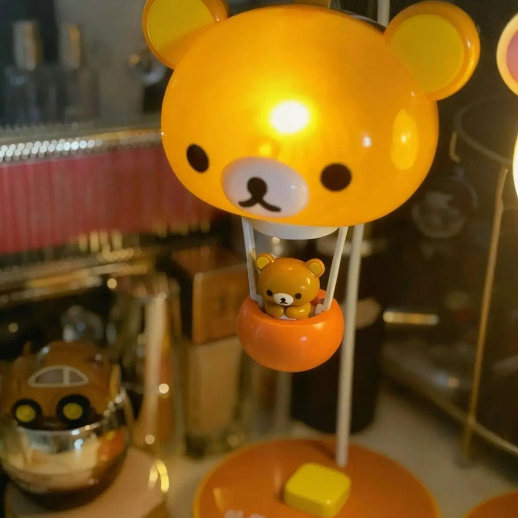Rilakkuma Balloon Light Cute Sanx Forest Decorative Balloon Lamp Cartoon Night Light Relaxing Bear Theme Creative Home Decor