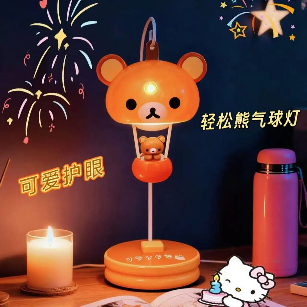 Rilakkuma Balloon Light Cute Sanx Forest Decorative Balloon Lamp Cartoon Night Light Relaxing Bear Theme Creative Home Decor