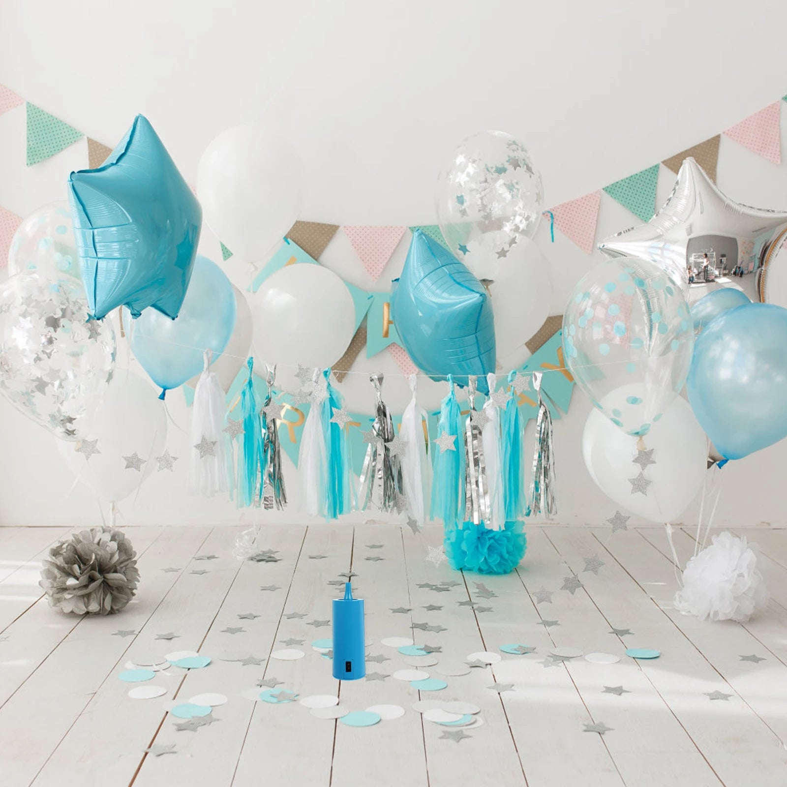 Balloon Inflator Electric Helium Inflate Balloons Pump Air for Inflatables Pumps Birthday