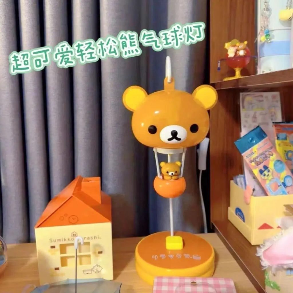 Rilakkuma Balloon Light Cute Sanx Forest Decorative Balloon Lamp Cartoon Night Light Relaxing Bear Theme Creative Home Decor